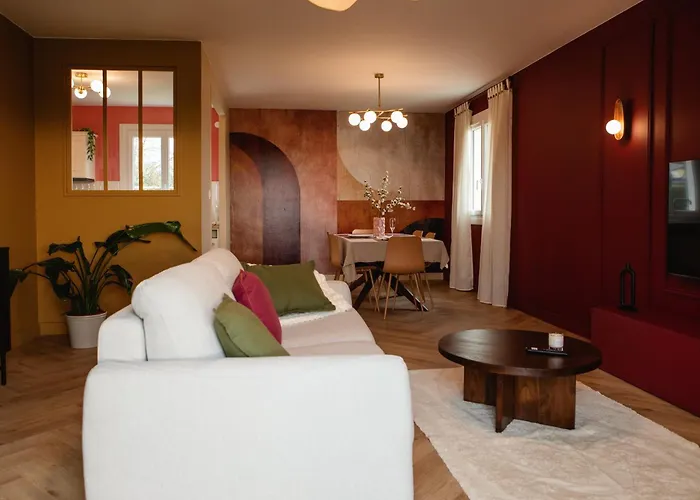 Maison-jardin-montsaintmichel-ideal Pro Et Familles Holiday home *