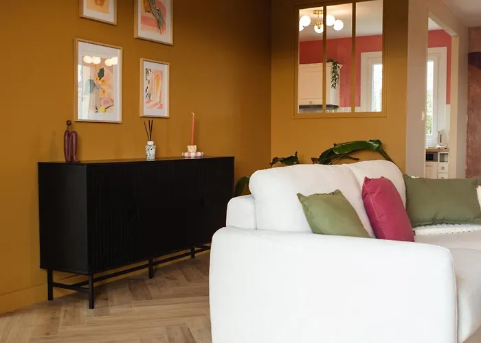 Maison-jardin-montsaintmichel-ideal Pro Et Familles Holiday home *